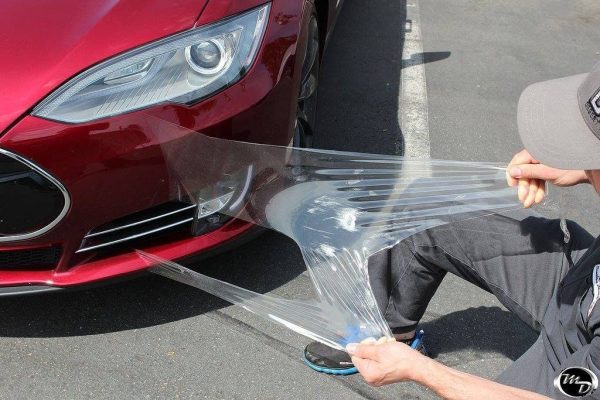 Clear Bra Paint Protection Bulk Vinyl Wrap Film 12 Inch x 120 Inch Including 3M Squeegee and Black Felt Applicator - Image 6