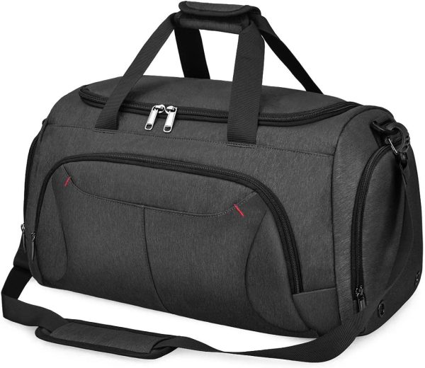 Gym Duffle Bag Waterproof Large Sports Bags Travel Duffel Bags with Shoes Compartment Weekender Overnight Bag Men Women 40L - Image 6