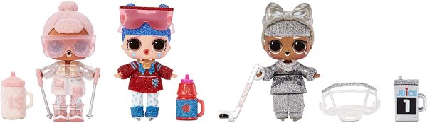 LOL Surprise All-Star Sports Series 5 Winter Games Sparkly Collectible Doll with 8 Surprises, Mix & Match Accessories, Gift for Kids, Toys for Girls and Boys Ages 4 5 6 7+ Years Old, (Styles May Vary)