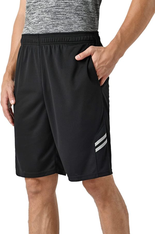 Liberty Imports Pack of 5 Men's Athletic Basketball Shorts with Pockets Mesh Quick Dry Activewear - Image 6