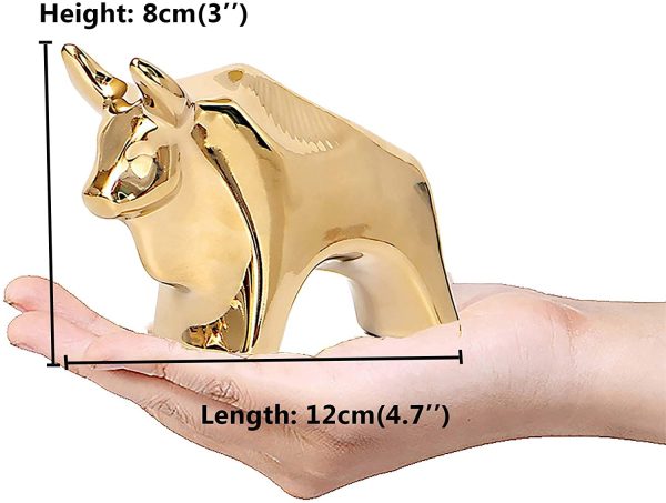 Small Animal Statues Home Decor Modern Style Gold Decorative Ornaments for Living Room, Bedroom, Office Desktop, Cabinets - Image 7