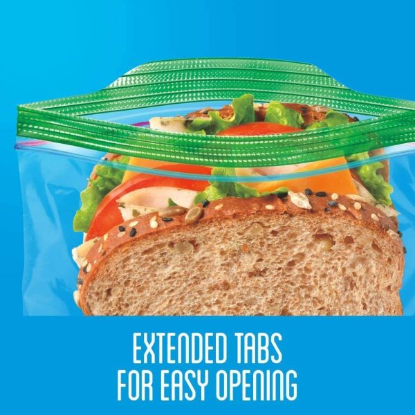 Ziploc Snack and Sandwich Bags for On-The-Go Freshness, Grip 'n Seal Technology for Easier Grip, Open and Close, 90 Count - Image 6