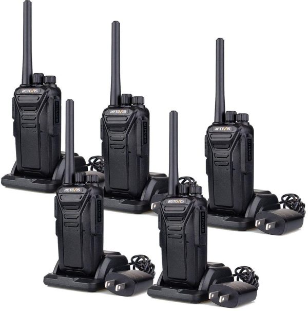 RT27 Walkie Talkie Rechargeable Long Range 22 Channel Rugged VOX Two Way Radio(5 Pack) - Image 9