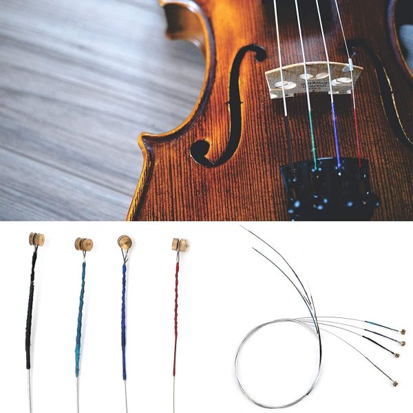 SAVITA 4/4 Violin String Universal Set Classic Silver String (GDAE) Steel Core with Nickel-Plated Ball Head for Violin Instruments - Image 6