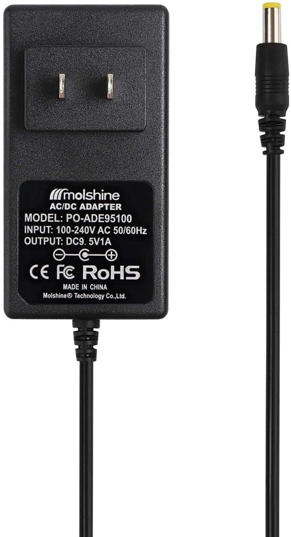 9.5V AC DC Power Adapter Charger Compatible ADE95 ADE95100 AD-E95100 ADE95100L AD-E95100L ADE95100LE AD-E95100LE AD-E95100LE,Fit for Casio Piano Keyboard(9.8ft Long Cable) - Image 3