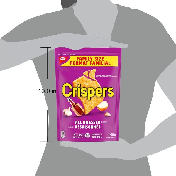 All Dressed Family Size Crackers, 240g