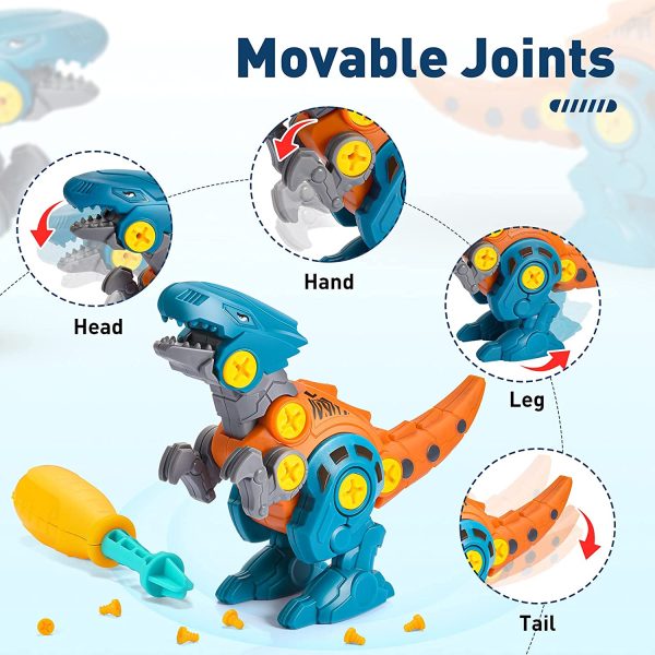 Toys for 3-8 Year Old Boys Girls, KULUO Take Apart Dinosaur Toys for 3-8 Year Old Kids DIY Construction Set for 3-8 Year Old Boys Building Toy Set for Kids Age 3-8 Birthday Gift for Kids Age 3-8 - Image 6