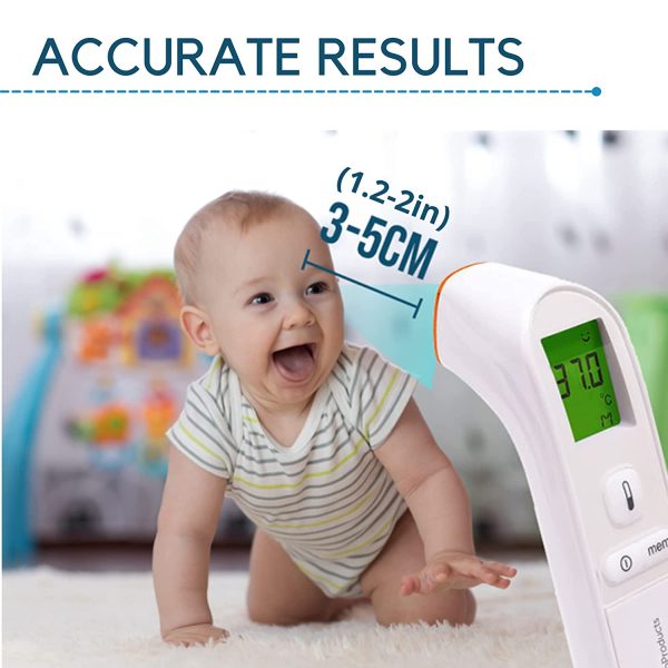 ByFloProducts, Thermometer Adult and Baby, Forehead Digital Thermometer, Infrared Touchless Temperature Thermometer Gun, Temperature Memory and Fever Alarm, Easy to Use 1 Second Reading Temperature - Image 6