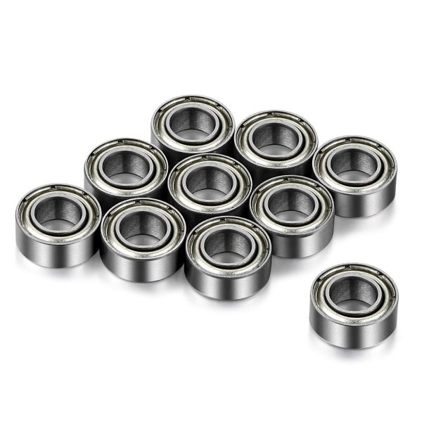 MR106-ZZ Bearing 6 x 10 x 3mm Both Sides Metal Shielded Ball Bearing Pre-Lubricated with Grease MR106-ZZ Radial Ball Bearing (10 Pack) - Image 4