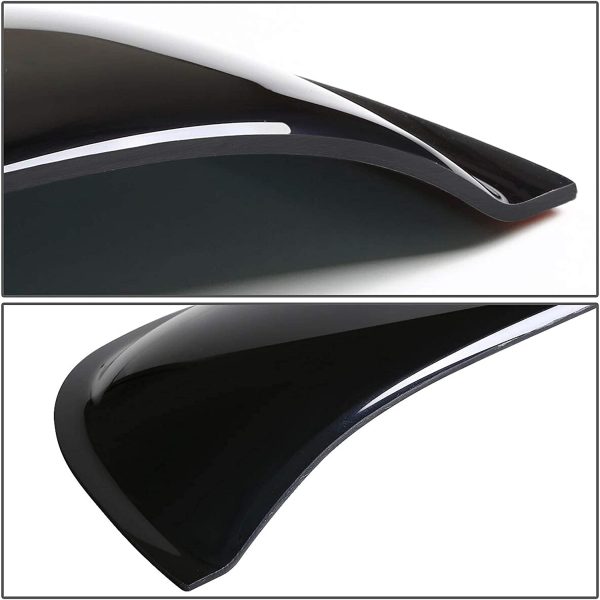 35.6" 880mm Sunroof Wind Deflector,Universal Fit Tinted Moonroof Visor for Deflecting Noise, Rain and Windy Weather, Car Accessories Sun Shade Dark Smoke Smooth/Waterproof Double Side Tape - Image 2