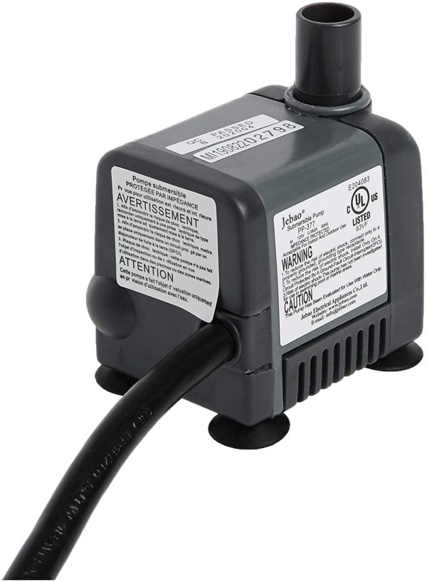 Jebao PP-377 105 GPH Submersible Fountain Pond Water Pump 5W - Image 5