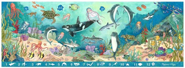 Melissa & Doug Search and Find Beneath The Waves Floor Puzzle (48 pcs, Over 1.21 Meters) - Image 4