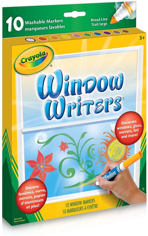 Crayola Washable Window Markers Arts & Crafts ()