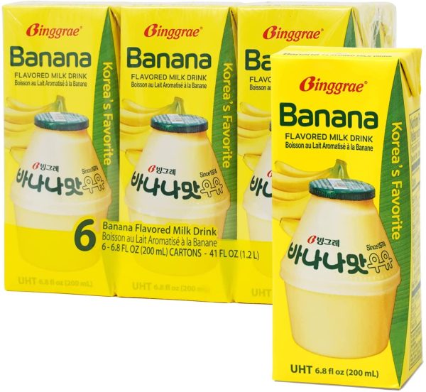 Binggrae Banana Flavor Milk 6 Pack by Binggrae - Image 4