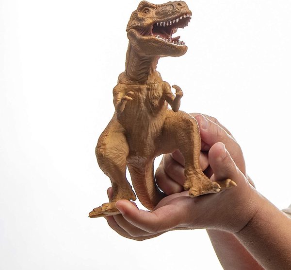 Prextex Realistic Looking 10" Dinosaurs Pack of 12 Large Plastic Assorted Dinosaur Figures - Image 4