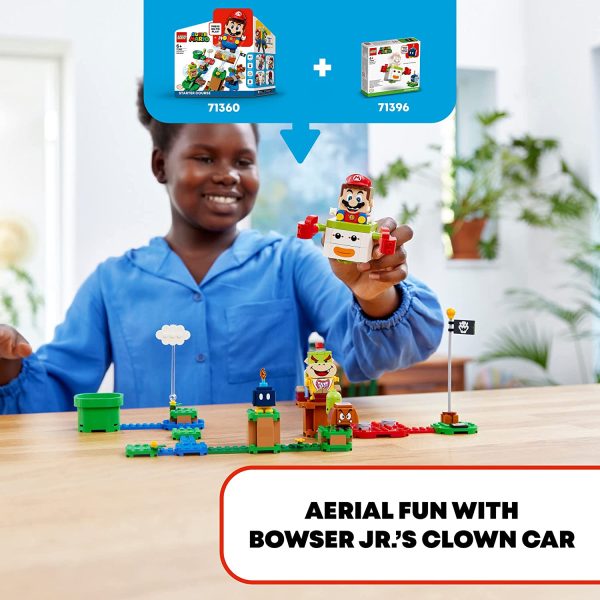 LEGO Super Mario Bowser Jr.??s Clown Car Expansion Set 71396 Building Kit; Collectible Toy for Kids Aged 6 and up (84 Pieces) - Image 3