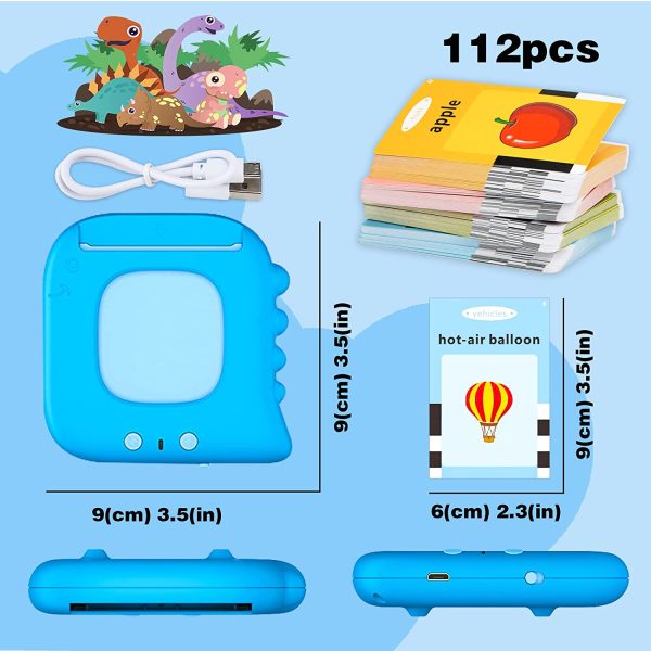 LITTLEFUN Preschool Electric Learning Toys for Kids with 112 Talking Flash Cards 224 Sight Words & Rechargeable - Best Toy Gifts - Image 6