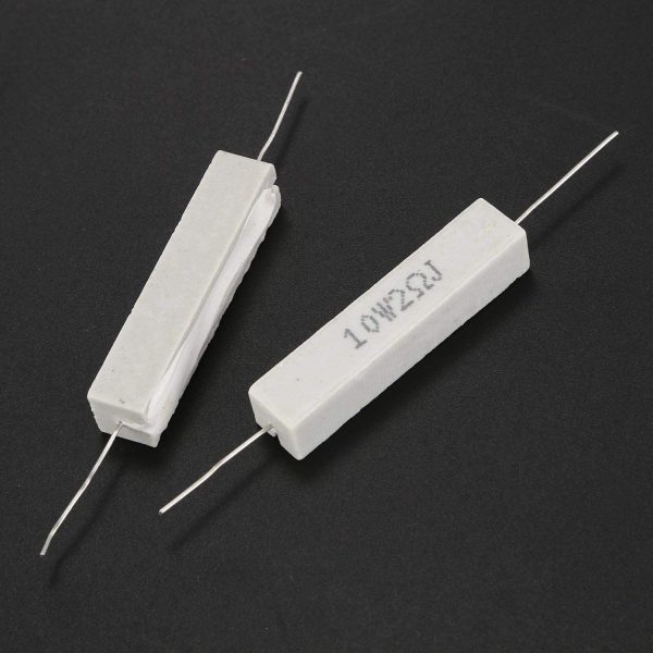 10 Pcs Wire Wound Ceramic Cement Resistor 2 Ohm 10W Watt - Image 8