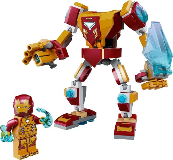 LEGO Marvel Iron Man Mech Armor 76203 Building Kit; Collectible Mech and Minifigure for Iron Man Fans Aged 7+ (130 Pieces) - Image 3