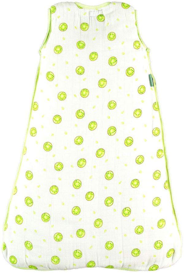 Baby Sleep Bag and Sack 6-12 Months, Super Soft and Light Muslin Wearable Blanket, Unisex Kiwi Print 30.3'' 0.5 TOG - Image 8