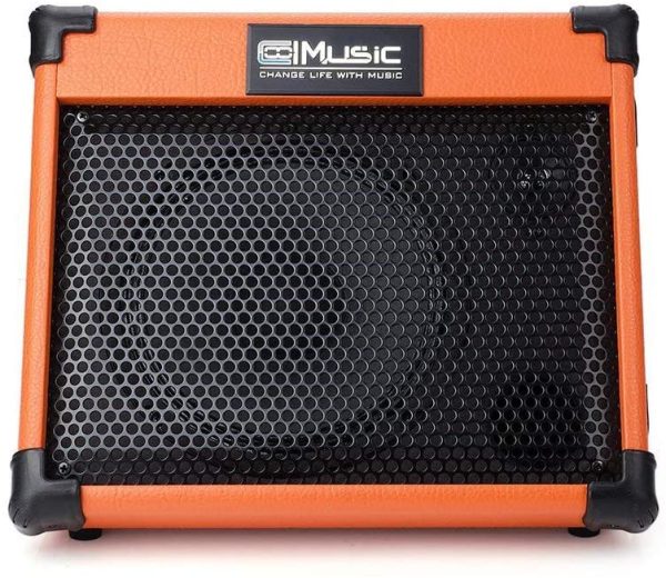 Acoustic Guitar Amplifier, 20 Watt Portable Bluetooth Amp for Guitar Acoustic with Reverb Chorus Effect, 3 Band EQ(Including Microphone and Guitar Cable) - Image 7