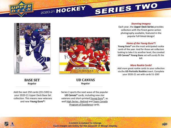 2021 UPPER DECK Hockey Series 2 Blaster - Image 7