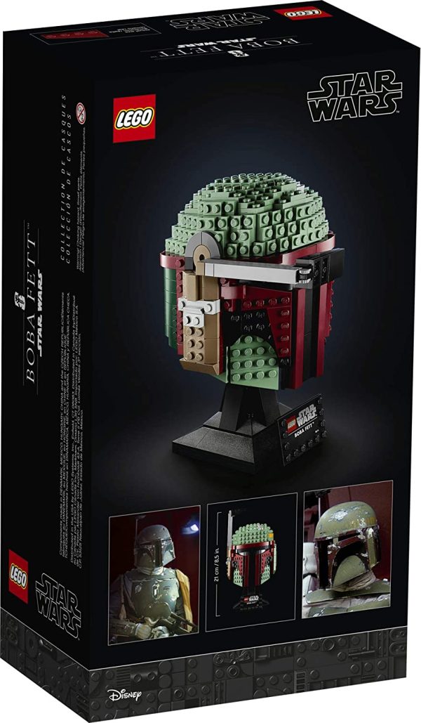 LEGO Star Wars Boba Fett Helmet 75277 Building Kit, Cool, Collectible Star Wars Character Building Set, New 2020 (625 Pieces) - Image 6