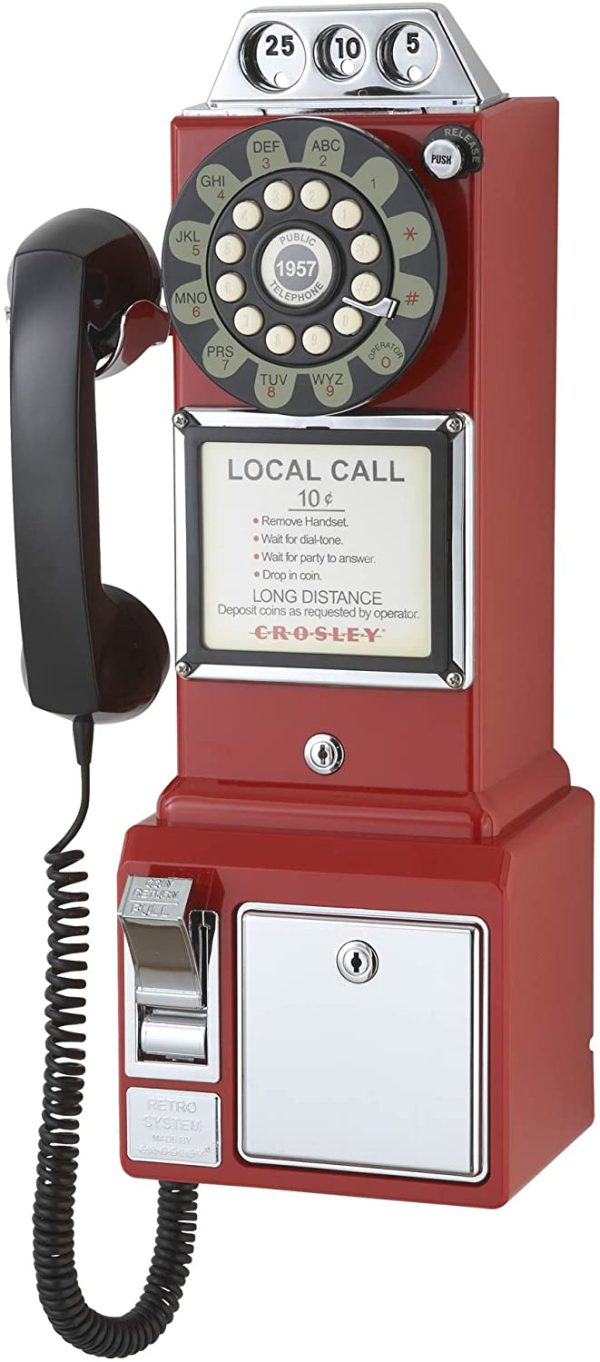 CR56-RE 1950's Pay Phone (Red) - Image 3