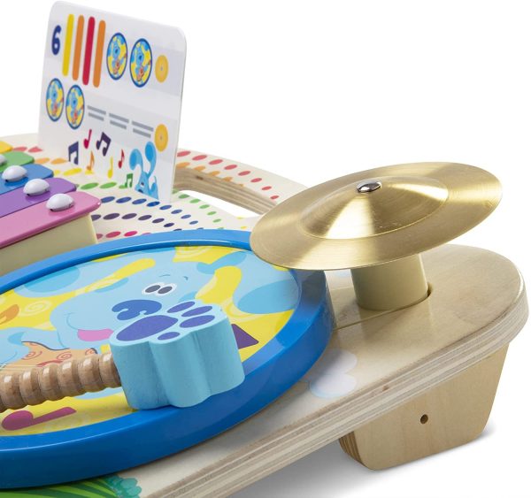 Melissa and Doug Blue's Clues and You - Wooden Music Maker Board (5 Instruments) - Image 9