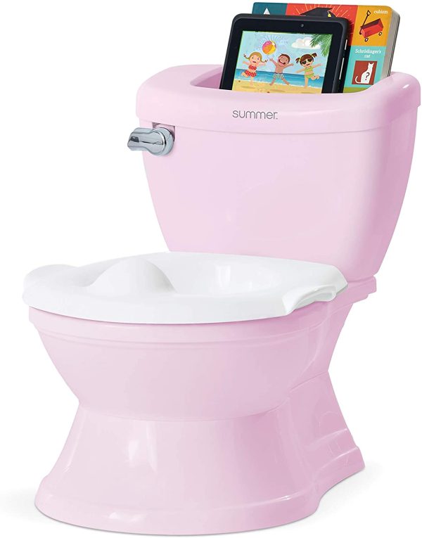 Summer Infant My Size Potty with Transition Ring & Storage, Pink - Image 7