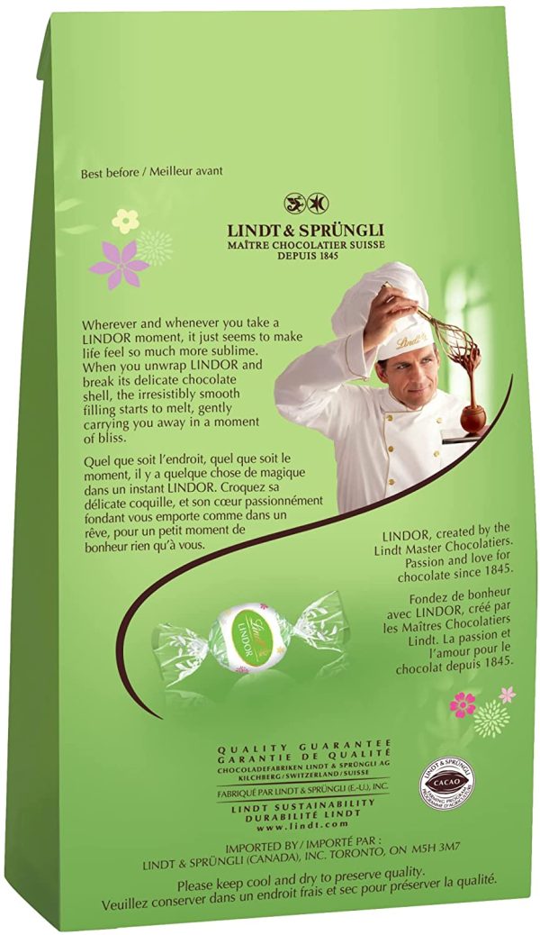 Lindor Spring Tulip Milk and White Chocolate Truffles Bag, 150 Grams - Image 2