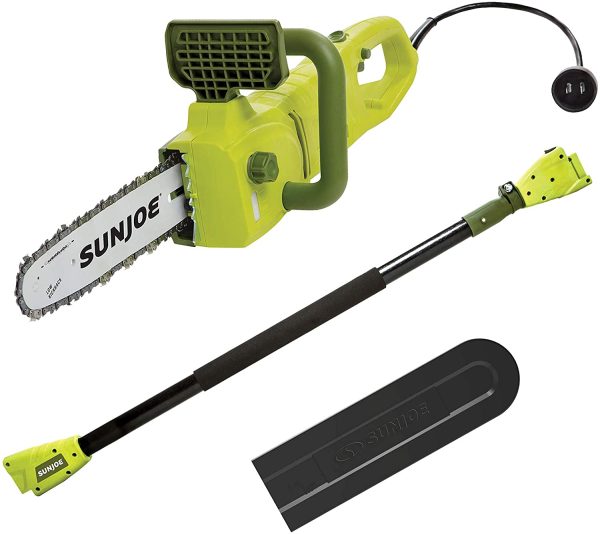 SWJ807E 10" 8 Amp Electric Convertible Pole/Chain Saw, Green - Image 5