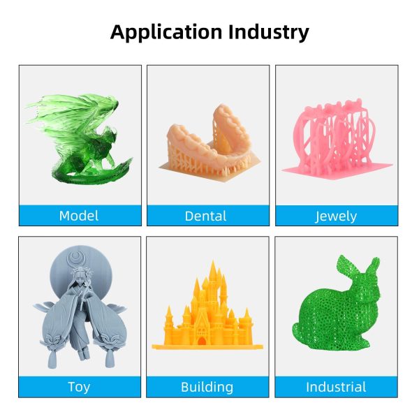 ANYCUBIC 3D Printer Plant-Based Resin,405nm UV Rapid Resin,Eco-Friendly Low Odor Photopolymer Resin for LCD 3D Printing(Black 1KG) - Image 6