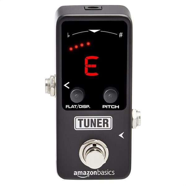 Amazon Basics Mini Tuner Pedal for Guitar and Bass - Image 3