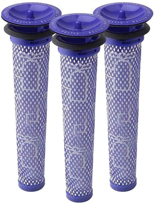 3 Pcs Upgraded Washable Pre Filters Replacements kit for Dyson V6 V7 V8 DC58 DC59 DC61 DC62, Cordless Vacuum Cleaners Replacements Part # 965661-01 - Image 6