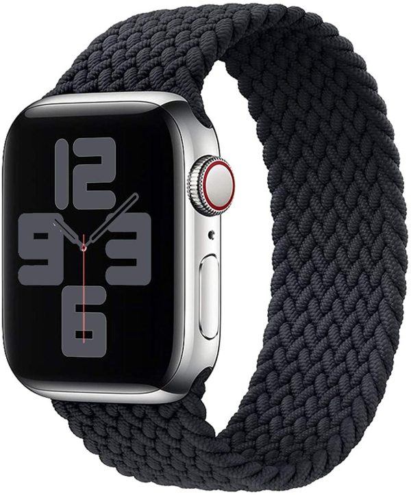 Sksoziom Nylon Solo Loop Bands Compatible with Apple Watch Band 38mm 40mm 41mm 42mm 44mm 45mm iWatch Series 7 6 SE 5 4 3 2 1 Strap, Sport Elastic Braided No Buckles Clasps Women Men Replacement Wristband - Image 7