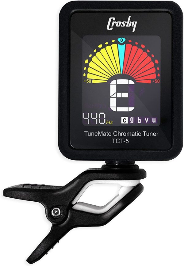 Crosby TuneMate Electronic Clip On Chromatic Tuner for Guitar, Bass, Violin, Ukulele, Banjo and Other Stringed Instruments - Image 6