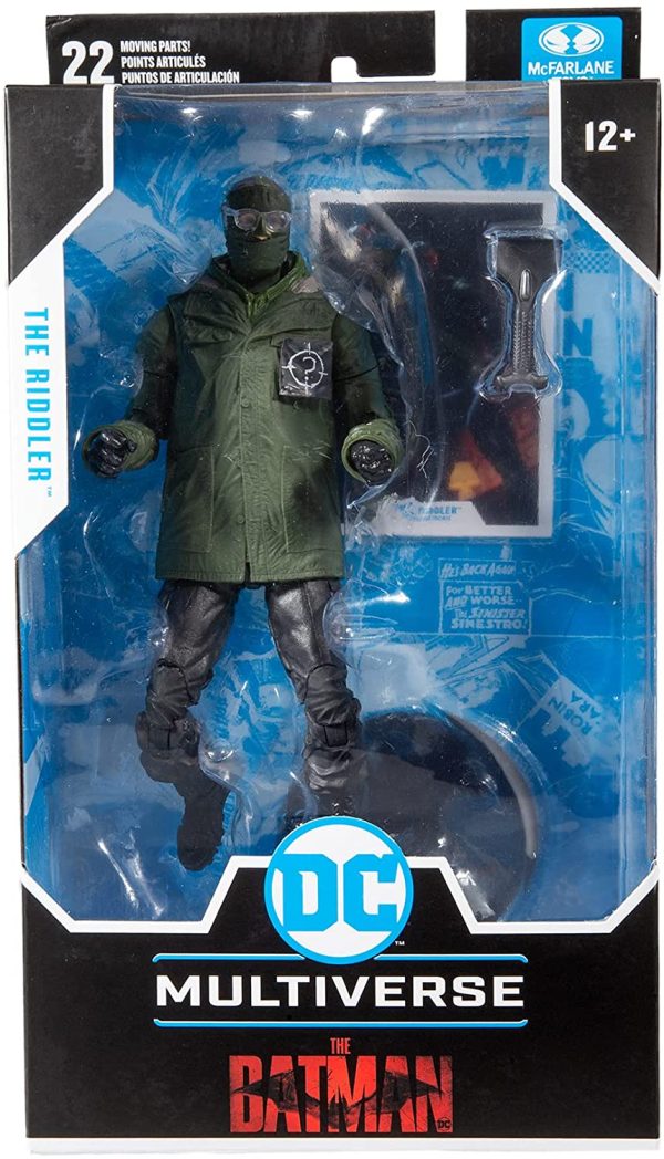 McFarlane Toys The Riddler: The Batman (Movie) 7" Action Figure with Accessories, Multicolor () - Image 3