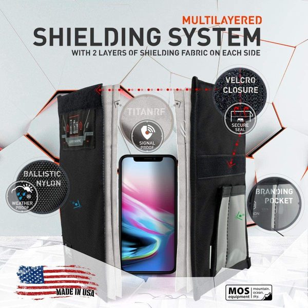 Mission Darkness Non-Window Faraday Bag for Phones // Device Shielding for Law Enforcement, Military, Executive Privacy, Travel & Data Security, Anti-hacking & Anti-tracking Assurance - Image 5