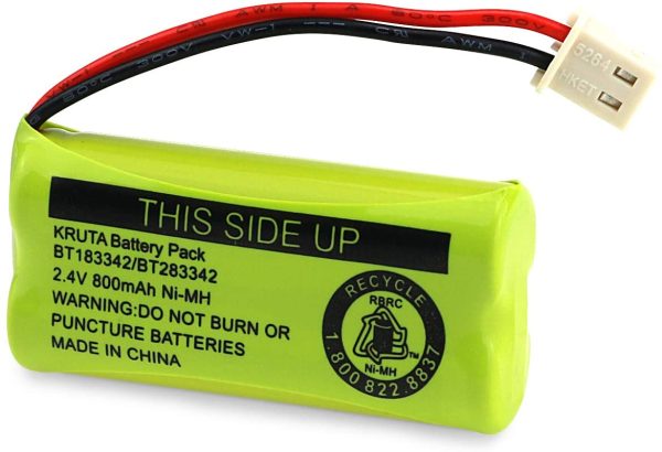 BT183342 BT283342 BT166342 BT266342 BT162342 BT262342 Battery for VTech CS6114 CS6419 CS6719 AT&T EL52300 CL80112 Cordless Phone (Pack of 3) - Image 3