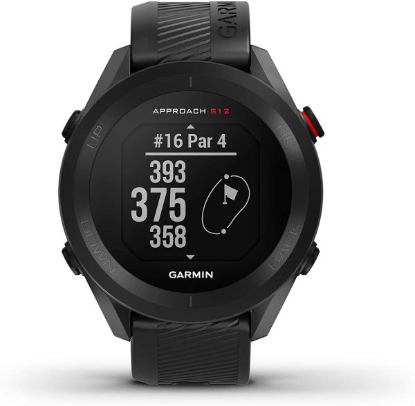 Garmin Approach S12, Easy-to-Use GPS Golf Watch, 42k+ Preloaded Courses, Black, 010-02472-00 - Image 3