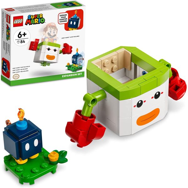 LEGO Super Mario Bowser Jr.??s Clown Car Expansion Set 71396 Building Kit; Collectible Toy for Kids Aged 6 and up (84 Pieces) - Image 2