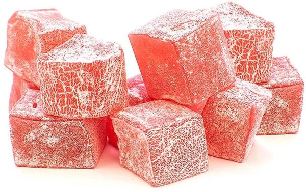 Turkish Delight Rose Flavoured Candy Gift Box 17.64 oz 1.10 Ibs 500 gr Lokum - Image 6