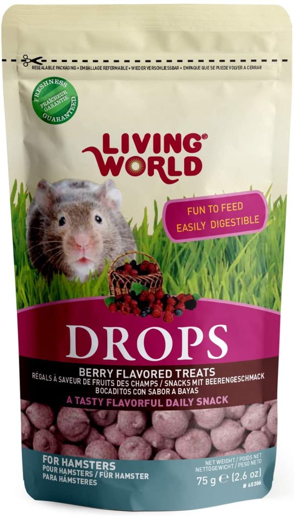 Living World Drops Hamster Treat, 2.6-Ounce, Field Berry - Image 6