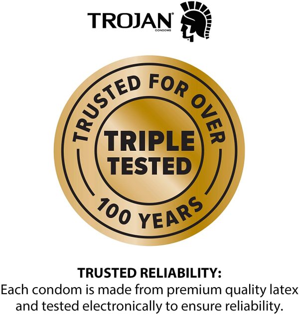 TROJAN Magnum XL Extra Large Size Lubricated Latex Condoms, 12 Count - Image 4