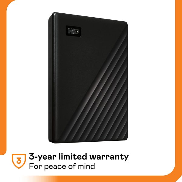 WD 2TB My Passport Portable External Hard Drive HDD, USB 3.0, USB 2.0 Compatible, Black - WDBYVG0020BBK-WESN - Image 6