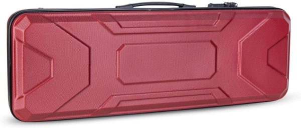 Crossrock, Zippered ABS Molded Backpack Case, 4/4 Full Size Violin, Red (CRA420VFRD)