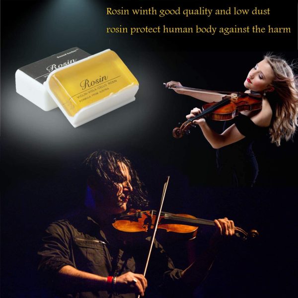 Rosin for Violin Cello Viola Rosin Light Low Dust Natural Rosin for Bows