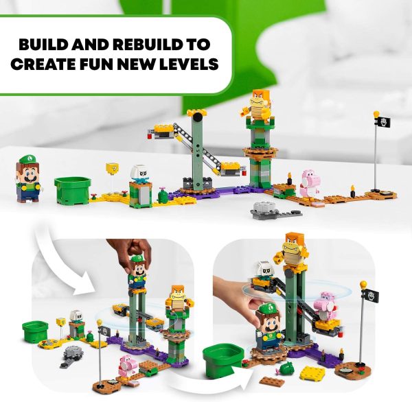 LEGO Super Mario Adventures with Luigi Starter Course 71387 Building Kit; Collectible Toy Playset for Creative Kids; New 2021 (280 Pieces) - Image 4