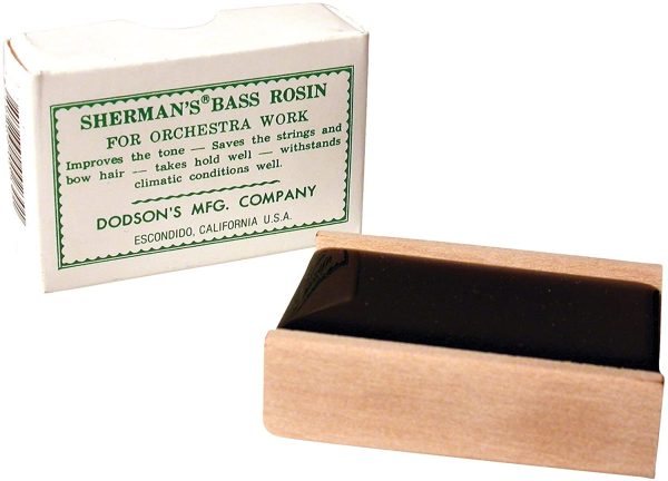 Sherman's VP-01B Bow Rosin - Bass - Dark